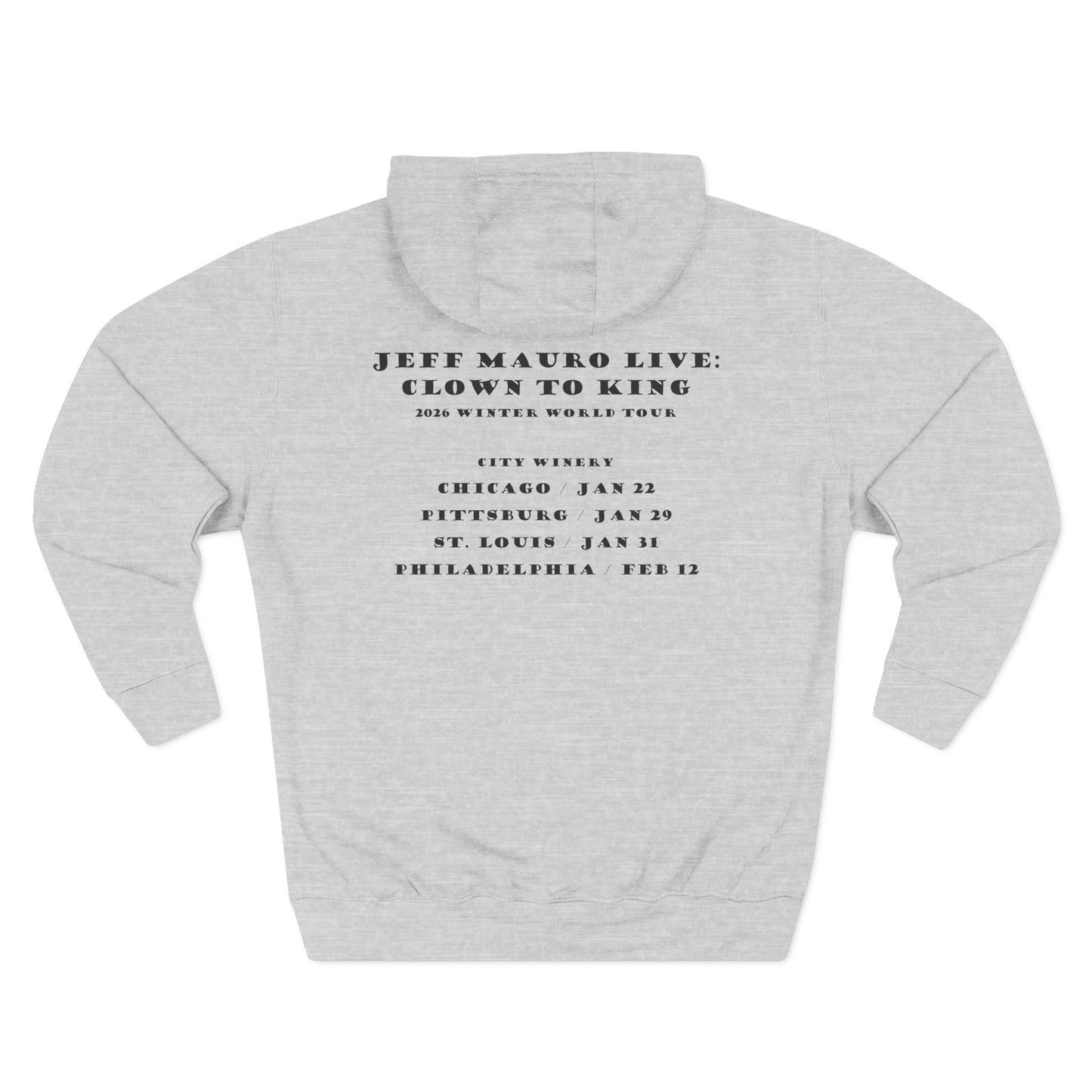 Jeff Mauro Live - Three-Panel Fleece Hoodie