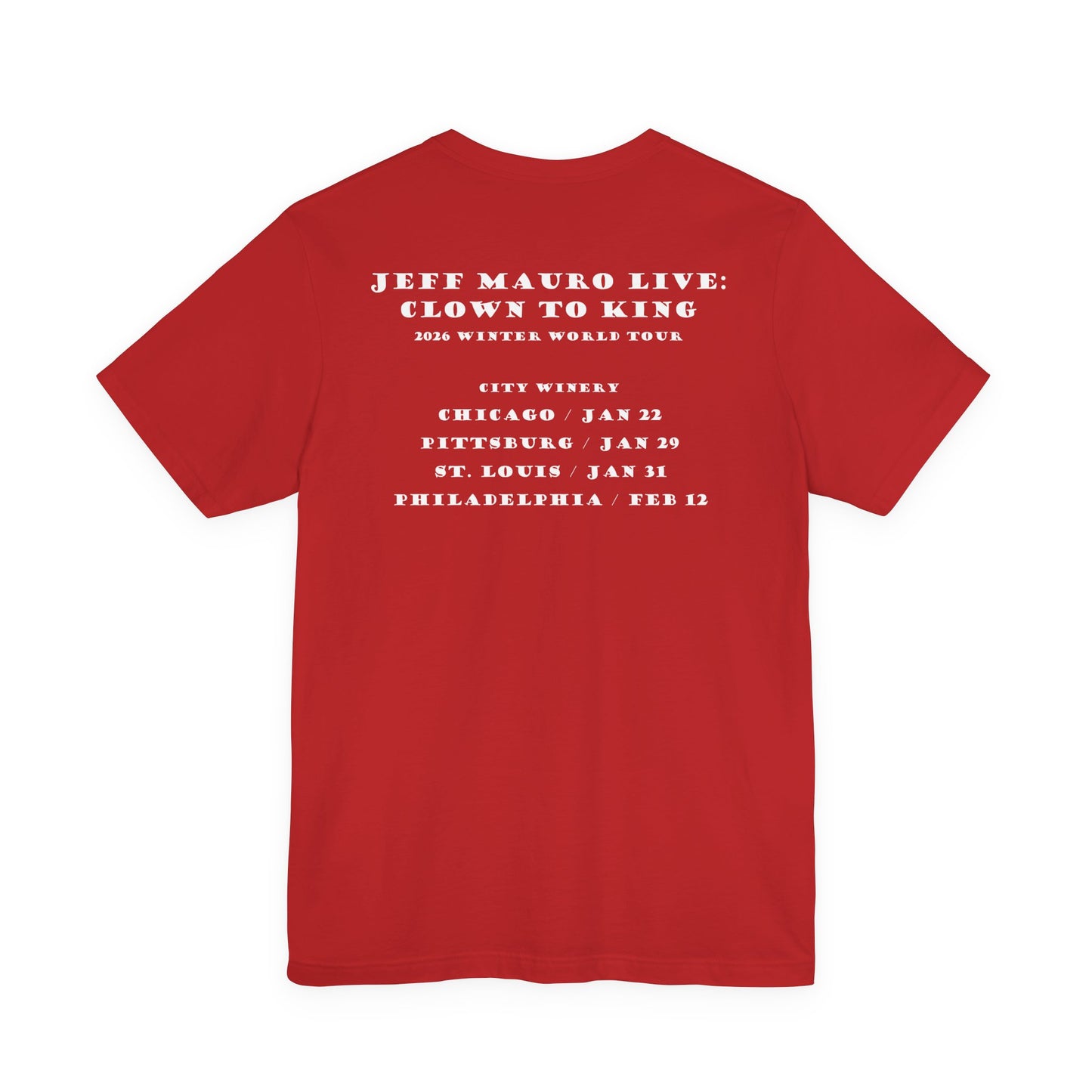 Jeff Mauro Live — Unisex Jersey Short Sleeve Tee