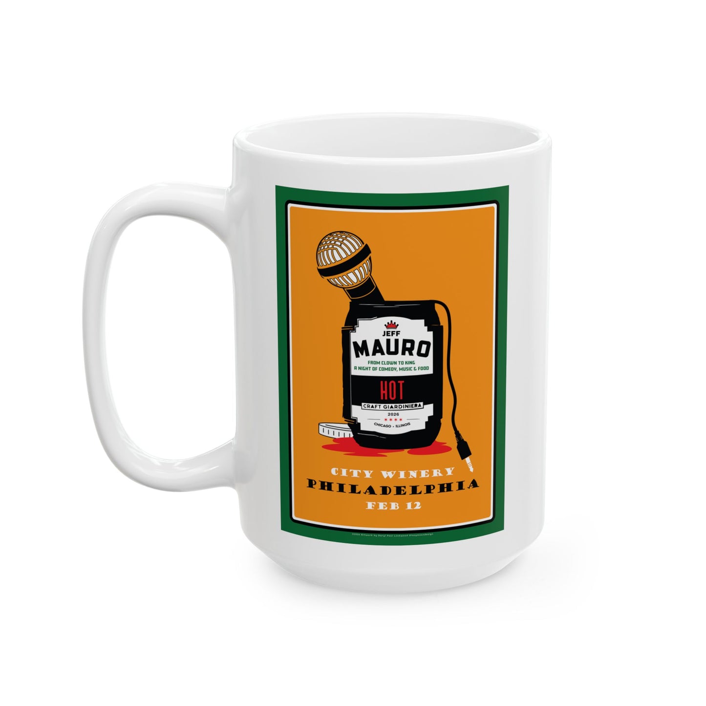 Jeff Mauro Live PHILLY — Ceramic Mug (15oz)